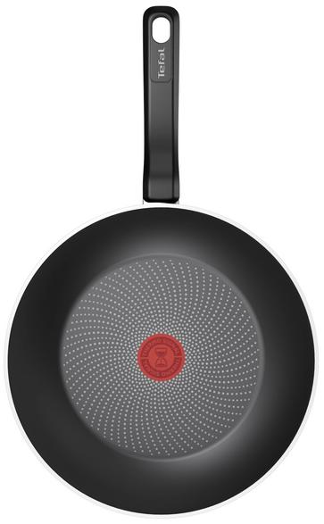 Tefal simply cook wok h0581902 28cm burgundy