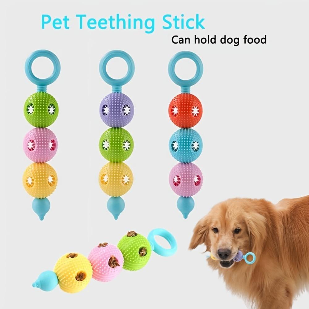 Large Dog Chew Toys Food Hiding Toys Teeth Grinding and Cleaning Gourd-shaped Teeth Grinding Sticks Dog Food Leakage Ball Chewin