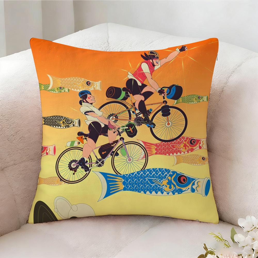 Illustrations By Jerwin Dee Pillow Case Pillowcase Doublesided Printed Sofa Cushion Bedroom Headboard Pillow