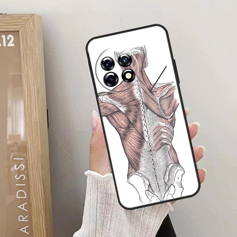 Чехол с анатомией человека для OnePlus Nord CE 5 2 3 4 Lite N20 N30 OnePlus 15 13 12 10 R 13T 10T 11 9 10 Pro