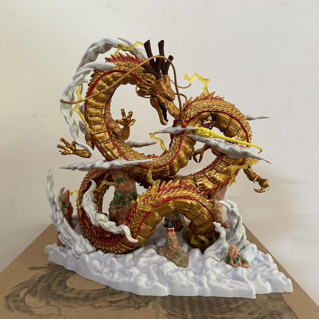 Dragon Ball Shenron YoYo Goku GK Figure Anime Statue Small Model Ornament Gift for Boyfriend
