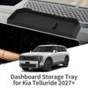 for Kia Telluride 2027 Central Control Screen Rear Storage Box Dashboard Tray Car Interior Accessories Black