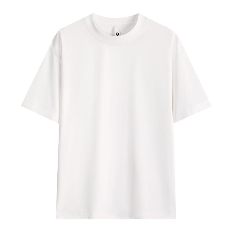 Новая мужская футболка Sorona Cool Antibacterial Quick-Dry UV Protection Single Color с коротким рукавом 250 г