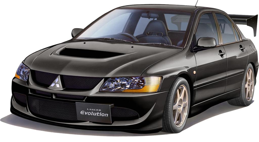 Серия 322 Mitsubishi Lancer Evolution VIII GSR Пластиковая модель 1/24 Inch-Up Нет. (с крылом GT-W)