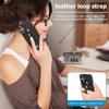 For iPhone 16 Case PU Leather+TPU Hidden Card Holder Drop-proof Phone Cover with Kickstand
