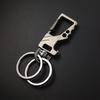 Metal Keychain Bottle Opener with Dual Ring Clip Scratch-Resistant Rust-Proof Can Opener Key Ring Fashion Accessory