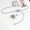 Silver Waistband Chain With Small Bag Womens Clothing Dresses Accessories Coats