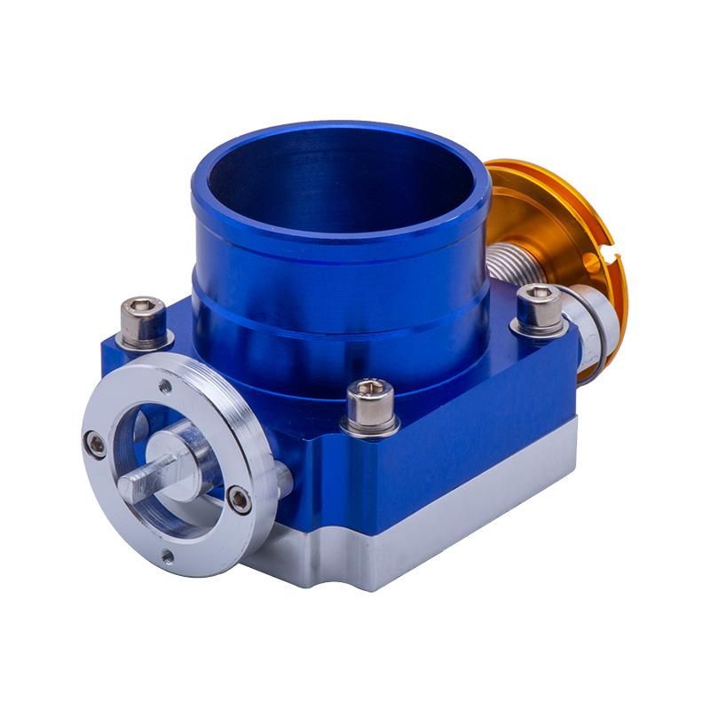 UNIVERSAL THROTTLE BODY 70mm 80mm 90mm THROTTLE BODY PERFORMANCE INTAKE MANIFOLD BILLET ALUMINUM HIGH FLOW