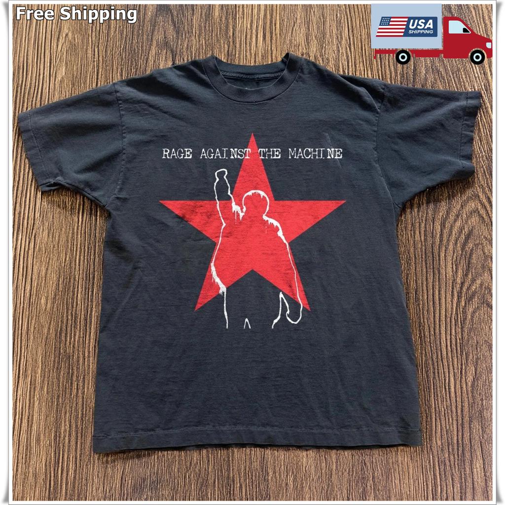 Rage Against the Machine Unisex T-Shirt Unisex Black T-shirt Size S-5XL