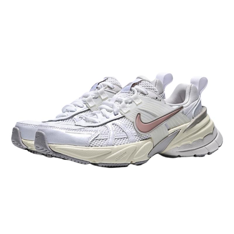 Nike V2K Run Белые с розовыми частицами Женские кроссовки Summit-White FD0736-112