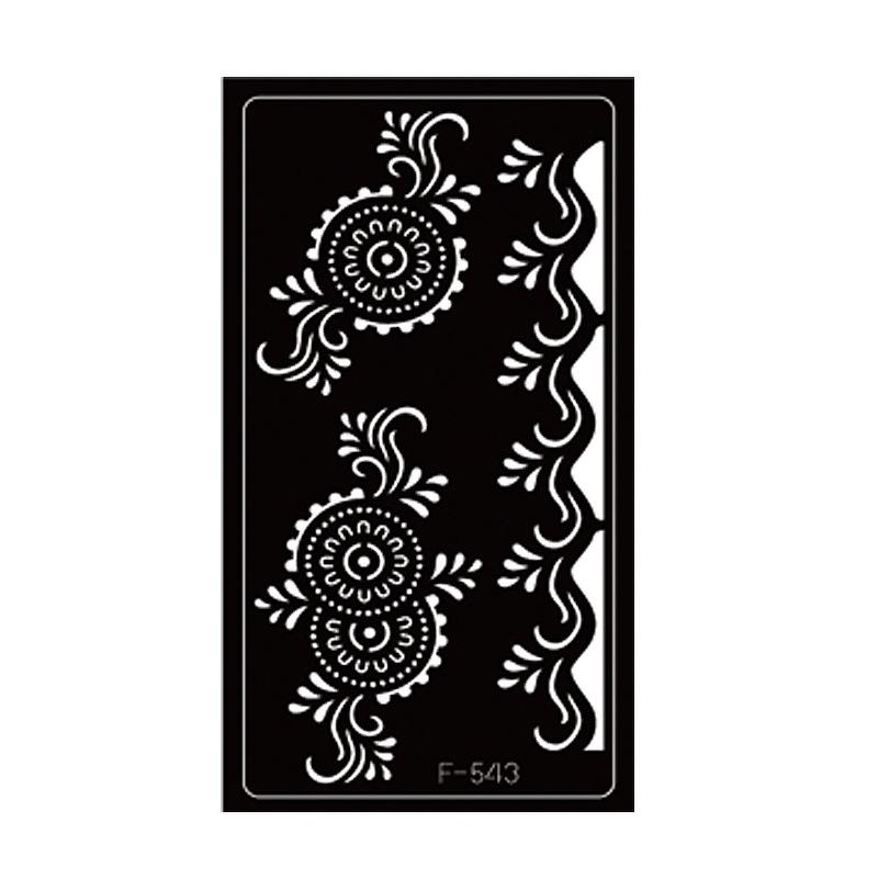 Трафарет для тату с полостями для питомцев, Ближний Восток, Индийская татуировка, Наклейка, Трафарет для боди-арта, Наклейка, Струйная живопись