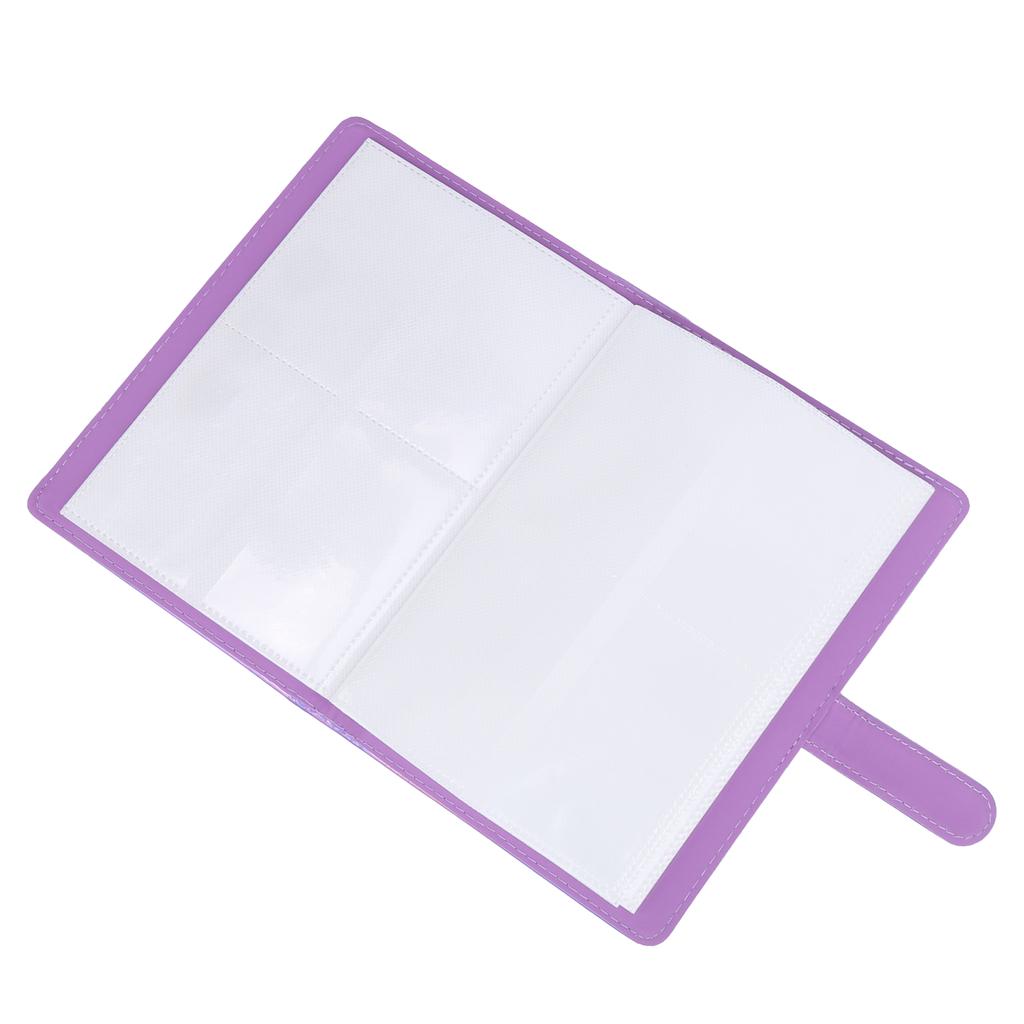 Mini Photo Album for 3Inch Film 128 Pockets Photo Album for Instax Mini 11/9/8/7+ Film Purple