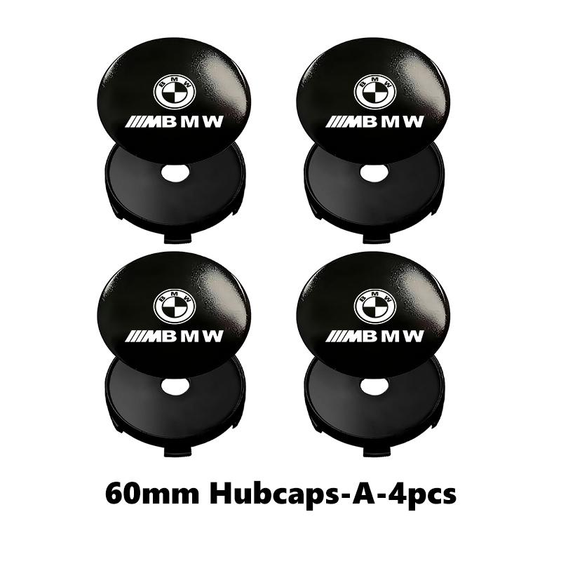 4pcs Car Emblem Wheel Center Hub Caps Badge Wheel Decal Sticker For BMW M F10 F20 F30 F40 F15 F25 F26 F31 F49 E62 E83 E84