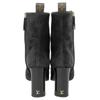 LOUIS VUITTON Excellent condition suede LV Donnaline chunky heel boots, women's, black, size 36, LW2403 shoes 36 blackUsed