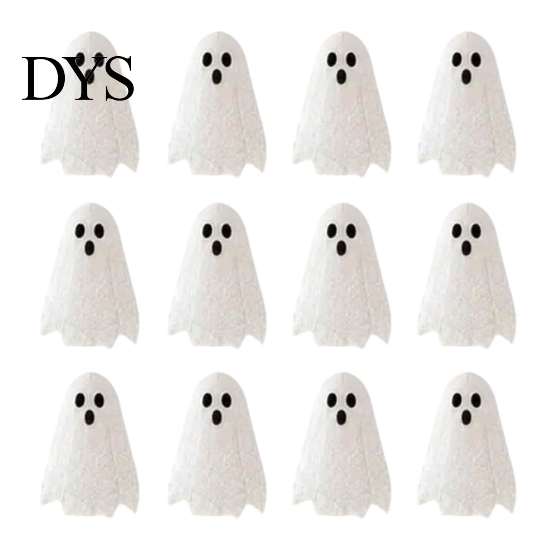 Indoor Halloween Party Props Glowing Ghost Tree Tabletop Decor, LED Lighted with Kid Friendly Ornaments Hanging for Home, Fireplace Mantel,