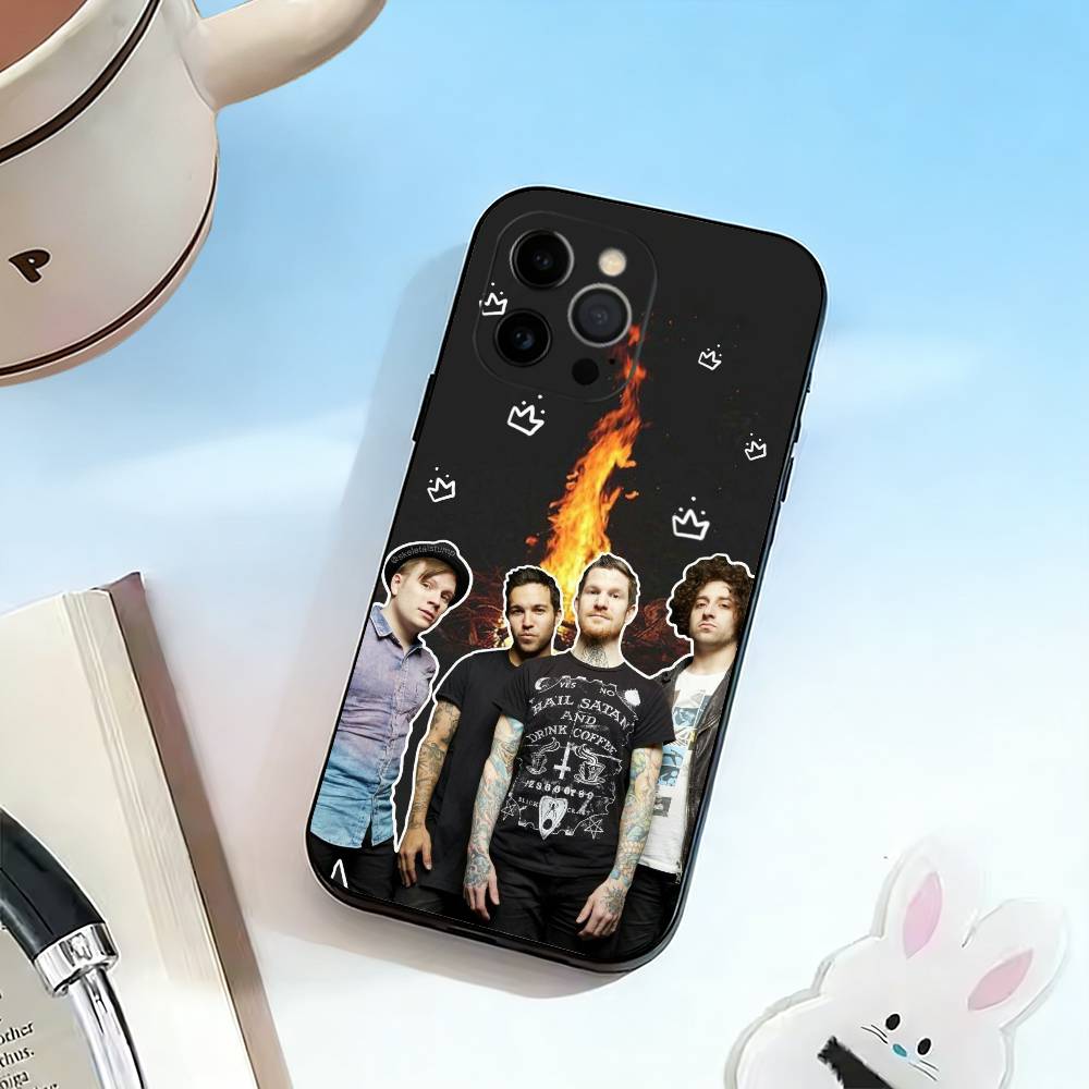 Чехол для телефона Boy-Fall Out Boy для iPhone 17, 16, 15, 14, 13, 12, 11 Plus, Pro Max, Другие Мягкий Черный Чехол