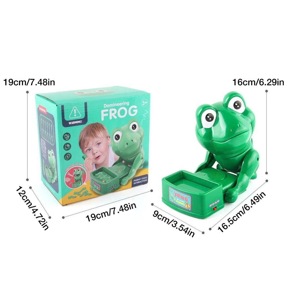 Multifunctional Stealing Insect Frog Biting Prank Toys Simulation Frog Board Games Birthday Gift