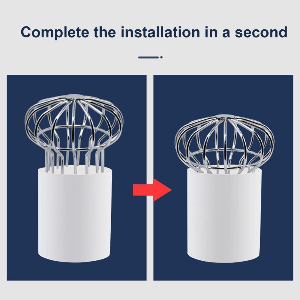 304 Stainless Steel Gutter Guard Strainer Round Line Cap Floor Drain Net Pipe Protector Yard