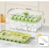28/56 Grids Food Grade One Touch Ice Cube Maker with Lid Home Use Ice Tray Model Self Making Ice Block Tool Kitchen Essential