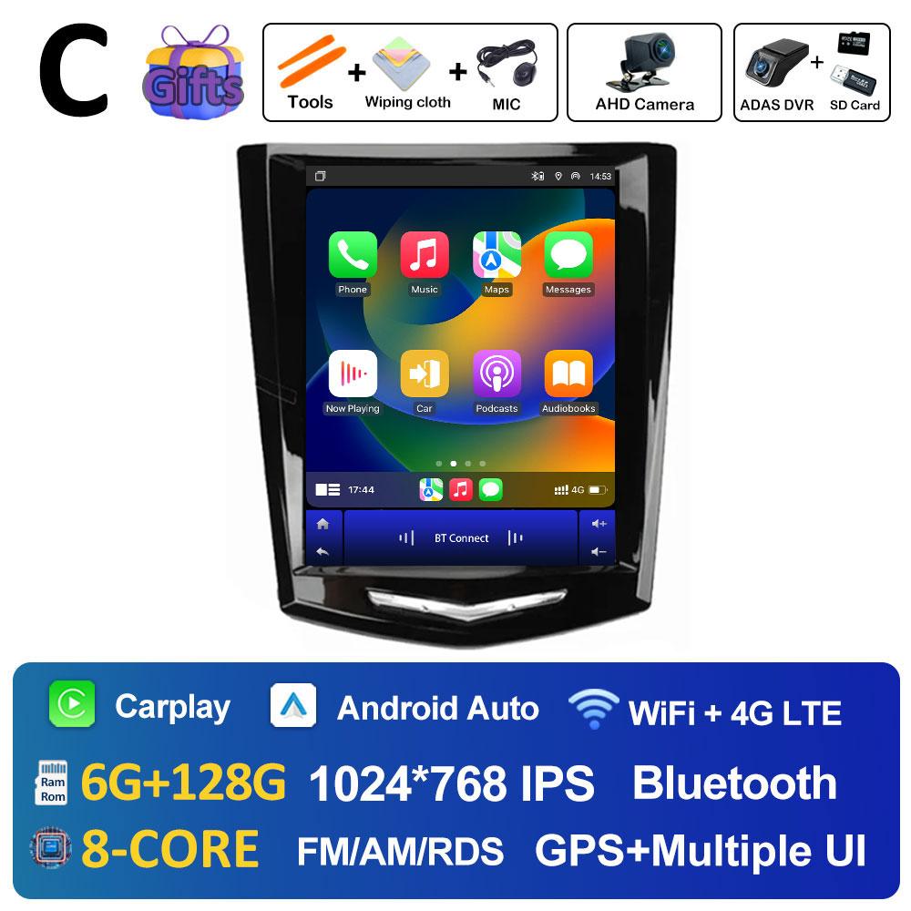 Для Cadillac ATS XTS CTS SRX 2013 2014 2015 2016 DSP Стерео Беспроводной Carplay Android Auto 2.5D Сенсорный экран Головное устройство Не 2 DIN