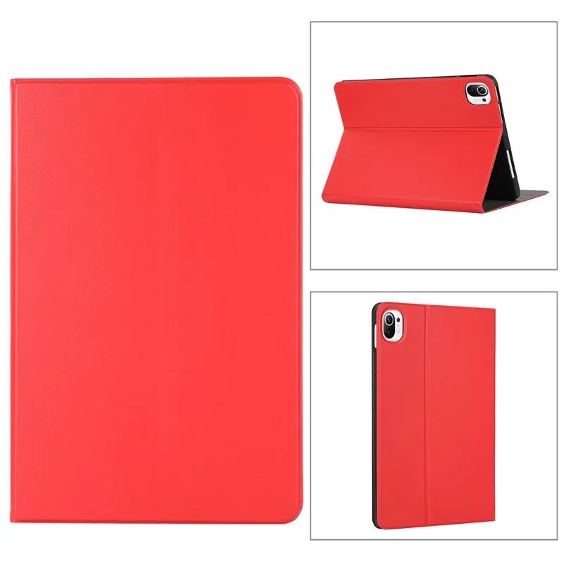 For Xiaomi Mipad 5 Case 2021 Folding Tablet Cover Shell For Mipad 5 Pro Case 11 inch Tablet Etui Folio Cover PU Leather Funda