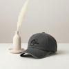 [Outdoor Sports Baseball Cap] Unisex "I'D RATHER BE FISHING" Print Adjustable Dark Grey Curved Brim Hat For Fishing Enthusiast Daily Wear