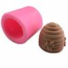 1PC Honeycomb Bee Silicone Candle Mould DIY Aromatherapy Plaster Candle 3D Silicone Mold Clay Crafts Silicone Fondant Cake Decoratio