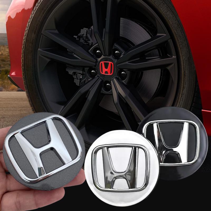 kymcz10 4Pcs Car Wheel Hub Cover Rim Center Cap Accessories For Honda Civic Fit Jazz Accord Pilot CRV Odyssey Passport City Shuttle HRV