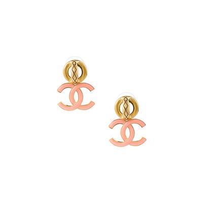 Металлические и смоляные серьги Женские серьги Розовые AB8369-B08186-NI523
