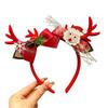 Children's Christmas Antler Headband Hair Clip - Festive Holiday Accessory