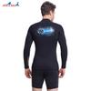 Mens 3mm Thickened SCR Neoprene Wetsuit Top With Front Zipper Diving Snorkeling Swimming