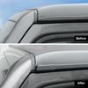 Top Roof Rain Gutter Upgraded Rainwater Diversions for Jeep Wrangler JL Gladiator JT 2018-2023 Car Styling Exterior