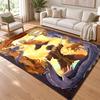 Avatar The Last Airbender Custom Name Personalized Rug Non‑Slip Doormat Floor Carpet Housewarming Birthday Gift for Family Friends