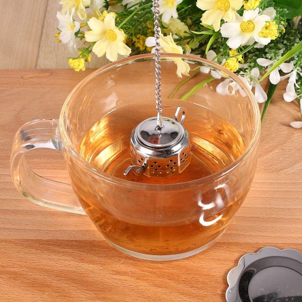 Teapot Shape Loose Leaf Tea Strainer Stainless Steel Spice Infuser Portable Tea Infuser  Flower Tea
