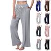 Women's Straight Leg Pants Super Soft Casual Pajamas Home Pants With Pockets