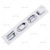 Suitable for rear trunk modification of the new q333 Black Knight 408 4008 508 5008 508L GT car sticker EMBLEM 333q