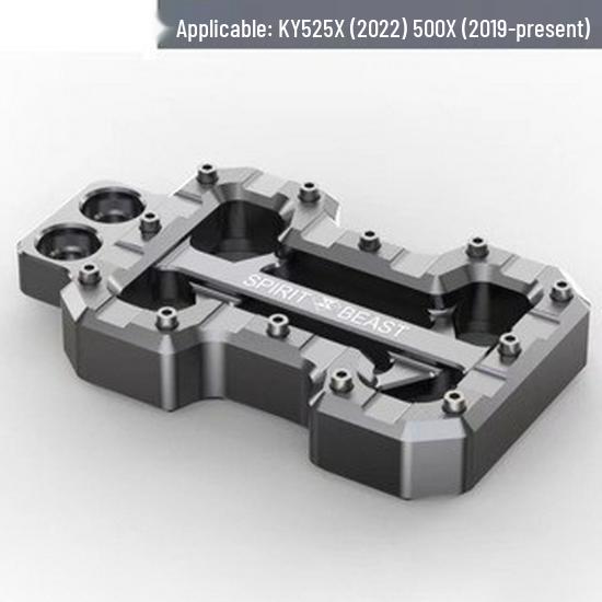 KY500X/525X Aluminum Alloy Brake Pedal Footrest – Enlarged, Anti-Slip Pad