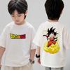 Anime Dragon Ball Cosplay TShirt Cotton Short Sleeve Tops Casual Loose Retro TShirt Men Women Kids Family Matching Outfits