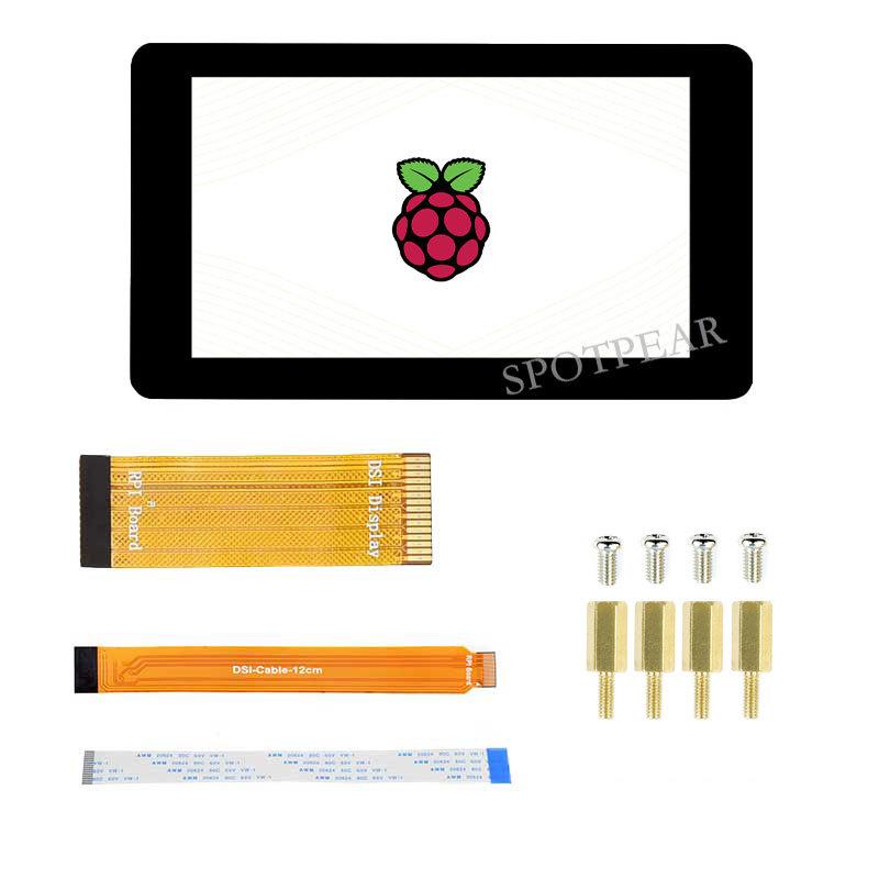 Raspberry Pi DSI 7" LCD Display with MIPI Capacitive Touch, 800x480 Resolution