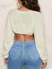 Rose Beauty A Y2K Street Daily Casual Batwing Sleeve Shrug Crop Cardigan Open Front Coat