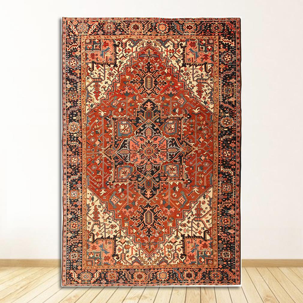 Posters and Prints Antique Persian Carpets Retro Wall Art Canvas Painting Pictures Home Decor Oriental Rugs Pattern Vintage