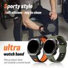 Силиконовый ремешок с горизонтальными полосками для Galaxy Watch 7 Ultra, спортивный ремешок, дышащий и удобный ремешок для часов