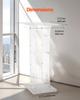 Podium Stand 43 in Portable Acrylic Lectern Storage Wide Reading Surface