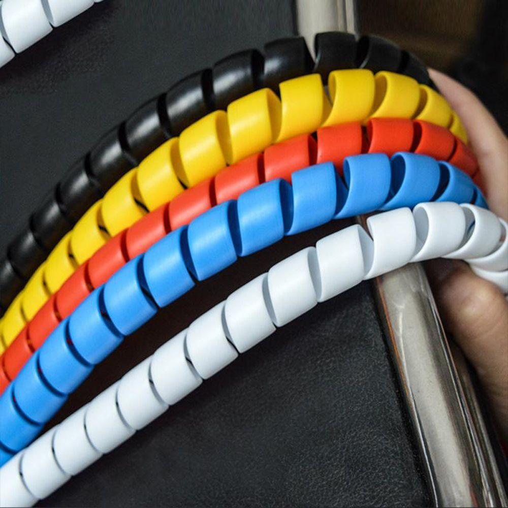 10mm/14mm Retardant Wire Organizer Cable Sleeves Spiral Wire Winding Pipe Casing
