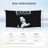 Yanni Black Metal Beach Towel Soft Microfiber Quick Dry Absorbent Quick Towels For Bath