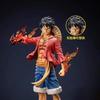 One Piece Поза стоя Луффи 27 см Двойная Голова Орел Шляпа Метеор Групповой Подарок GK фигурка Декорация Игрушка