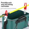 2Pcs/Set Easy Carrying Fishing Rod Stands Feature Slip Resistant Design For Quick Bucket Mounting Fishing Equipment