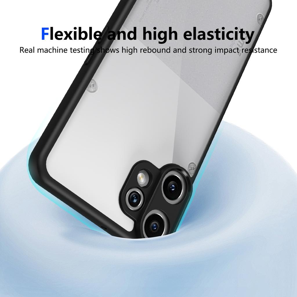 Чехол для Nothing CMF Phone 2 Pro Матовый на ощупь Прозрачная PC+TPU Противоударная Задняя крышка для телефона