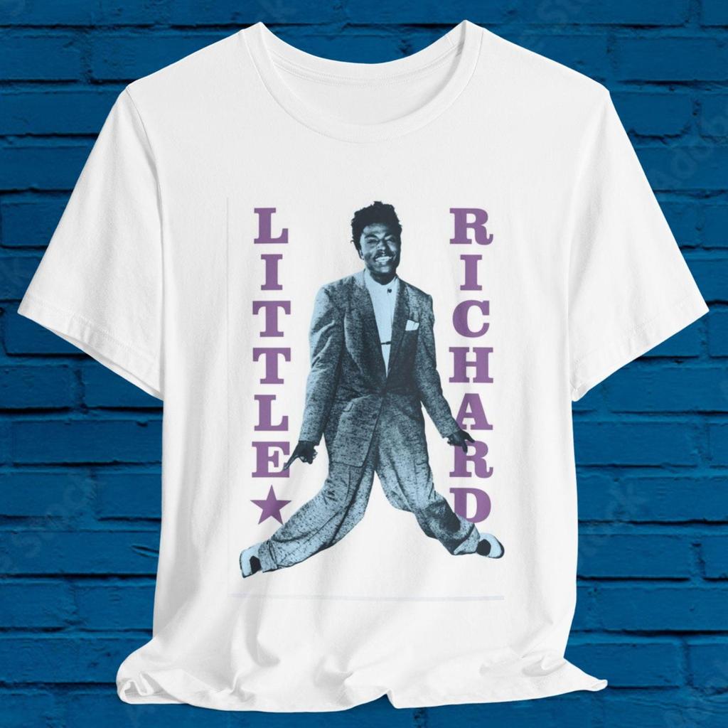 Рубашка Little Richard, НОВАЯ! Чак Берри, Би Би Кинг, Мадди Уотерс, Элвис, Хаулин Вульф, рок 50-х, Мик, Бу Диддли, Джерри Ли Льюис, Кит