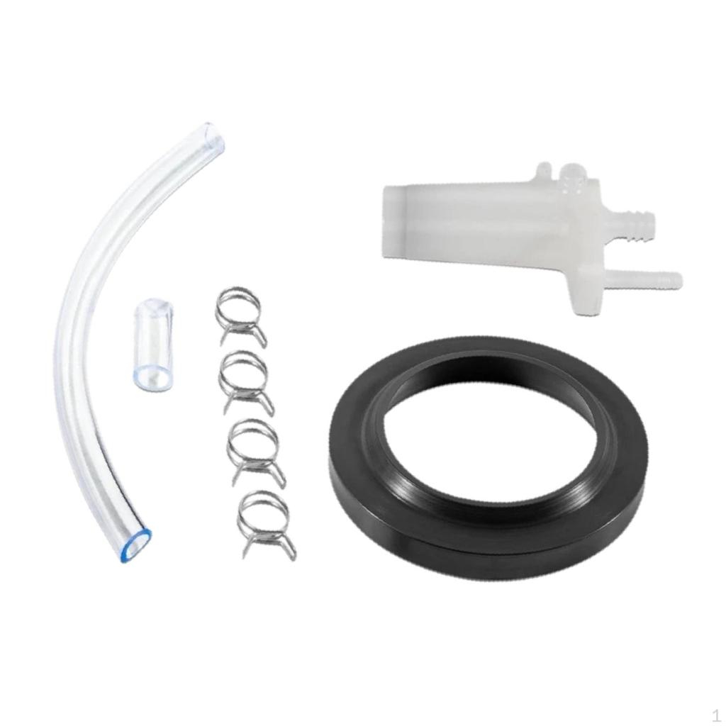 Toilet Water Valve Kit, 34122 Clamp Convenient RV Vacuum Breaker Kit Flush Hose Inlet